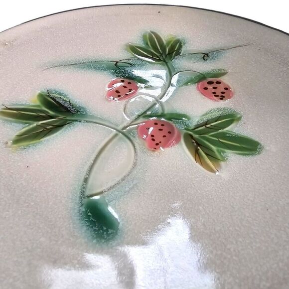 VTG Farcrest Ware Ichigo Strawberry Vine Salad Plate Design by Momotaro Japan - Picture 2 of 4